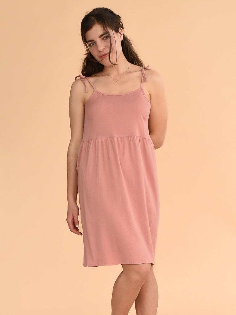 Camille Pink Strappy Dress