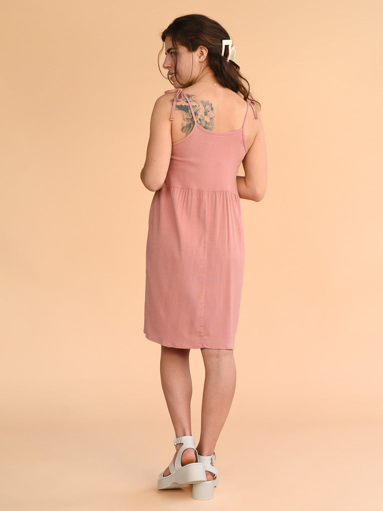 Camille Pink Strappy Dress