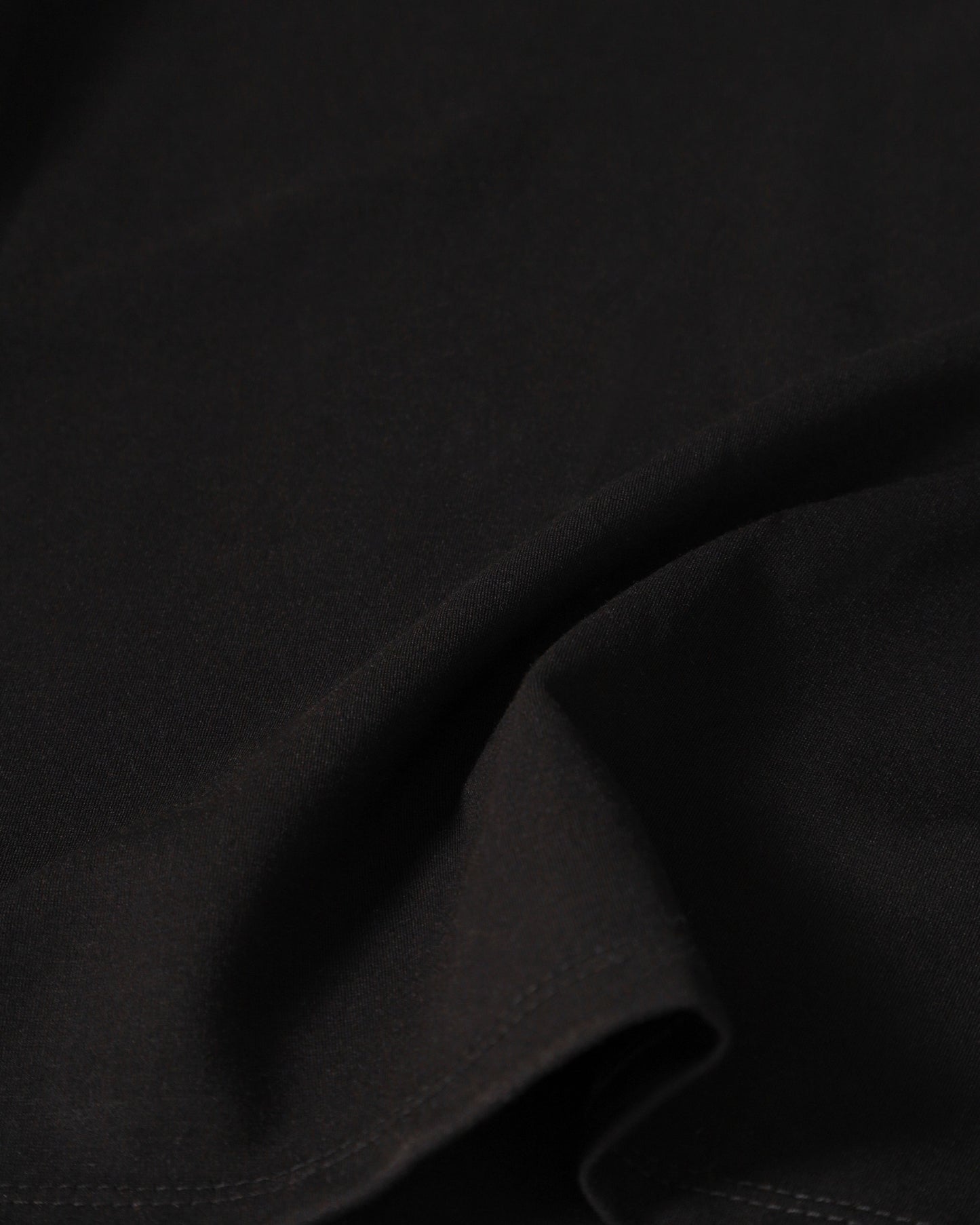 Fit and Flare Light Ease Knit OTK Skirt in Black