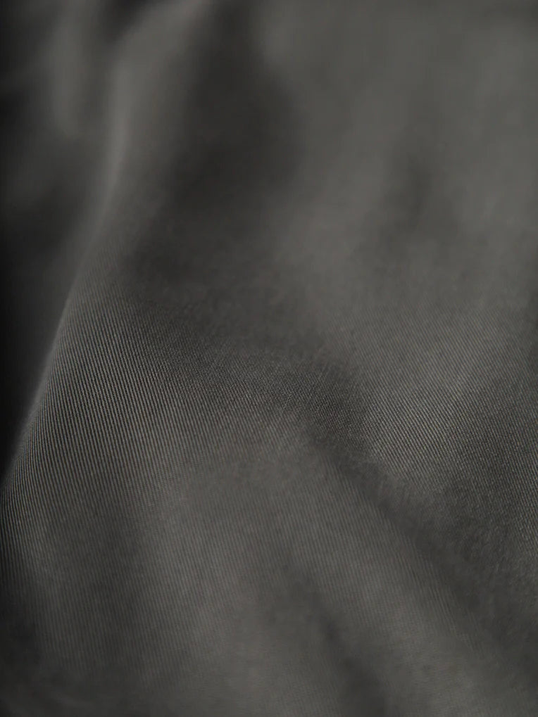 A-Line Eco Twill OTK Skirt in Stormy Green